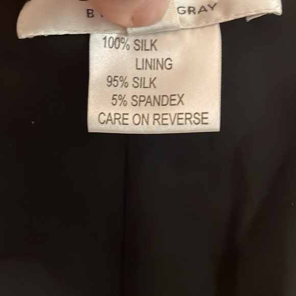 ST. JOHN Silk Side Slit Layered Dressy Pants - Picture 3 of 8